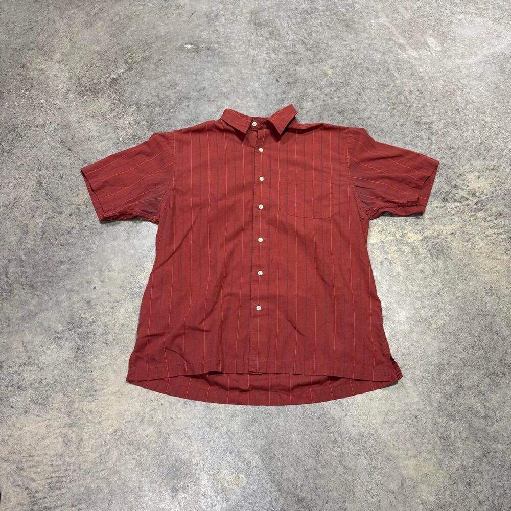 Arrow Men's Red and Burgundy Shirt